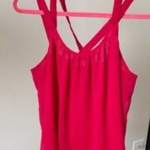 Express Fuchsia Sleeveless Blouse